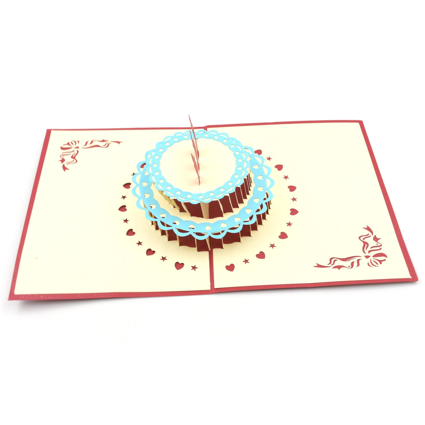 3d Paper Wish Card High Quality Paper Card All Design Card Good Wishing Card (All 3d Card  Birthday Greeting Cards Wedding Day Gift Card Merry Christmas Card (1 Pc) - Happy Price - Image 4