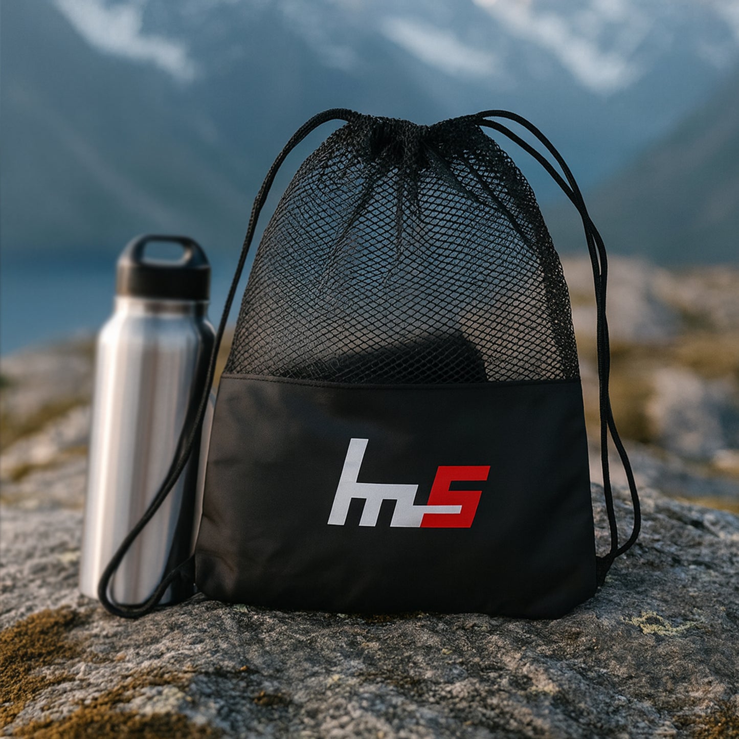 Breathable Mesh Gym Sack with Drawstring Closure - 1 Pc - Happy Price - Image 6