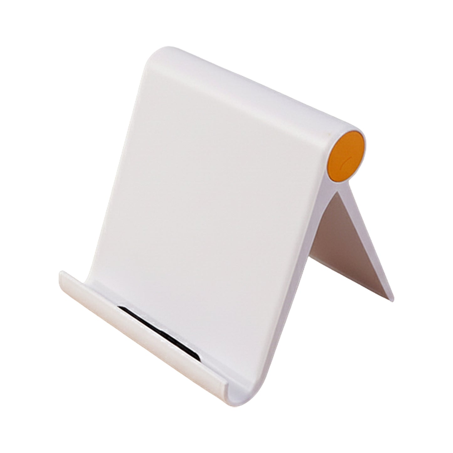 White Foldable Plastic Mobile Stand for Desktops (1 Pc) - Happy Price - Image 2