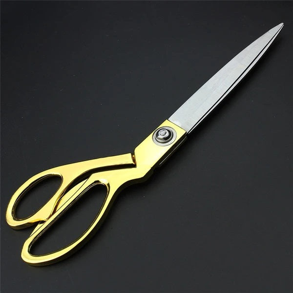 Golden Stainless Steel Tailoring Scissors for Professional Cloth Cutting - Happy Price - Image 4