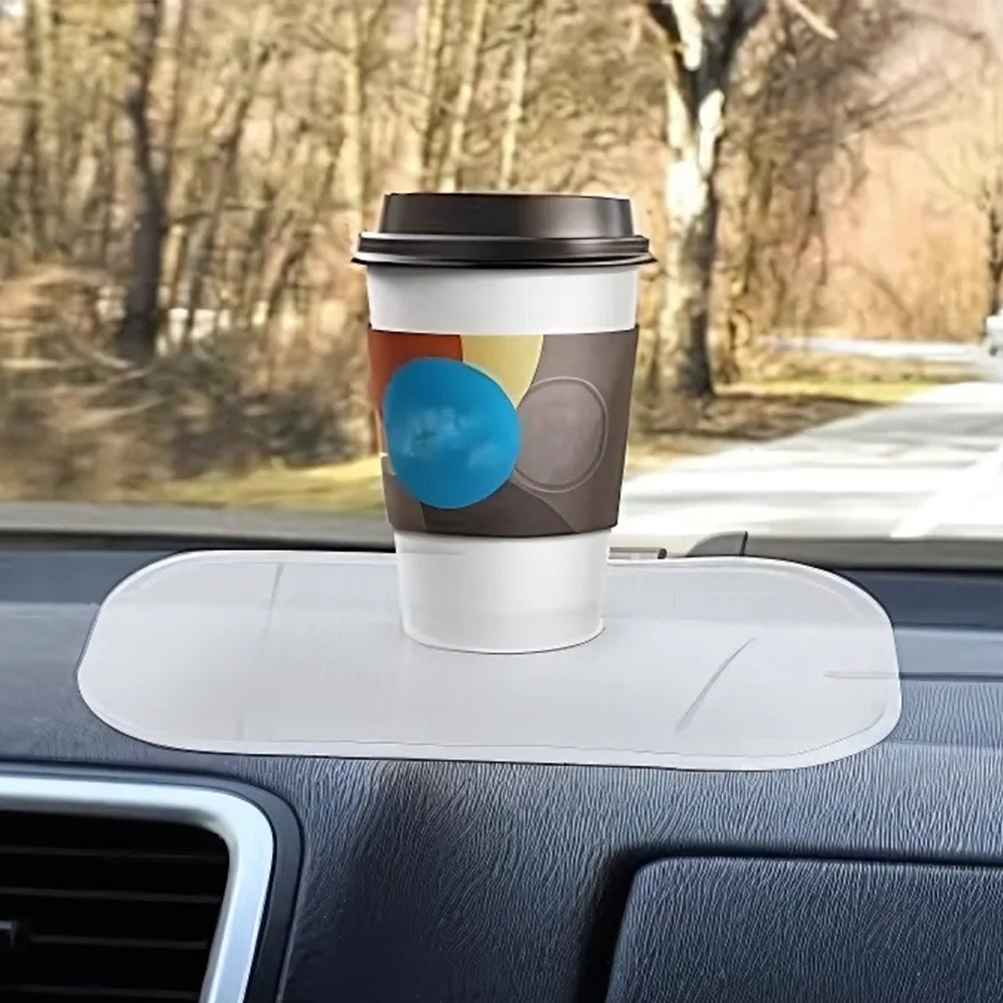 Large Transparent Anti-slip Dashboard Mat For Car (1 Pc) - Happy Price - Image 3