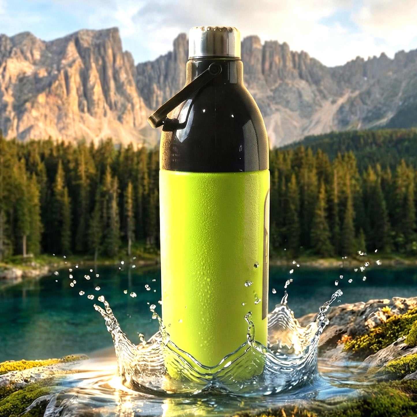 Large 1700ml Leakproof Water Bottle with Strap - Ideal for Gym, Travel, Office - Happy Price - Image 5