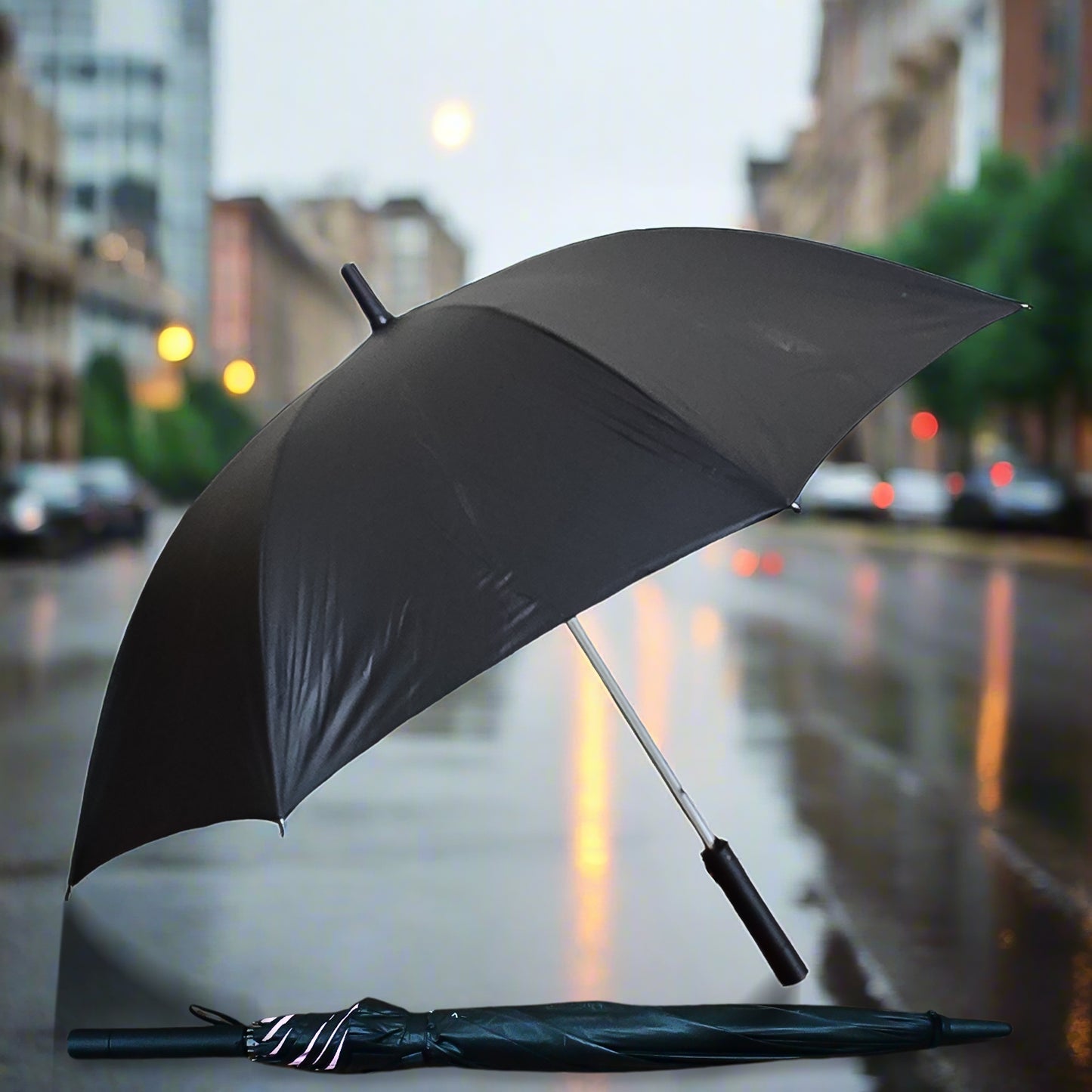 Sun Umbrella With Inside Fan  Power Bank Umbrellas For Summer (1 Pc) - Happy Price - Image 6