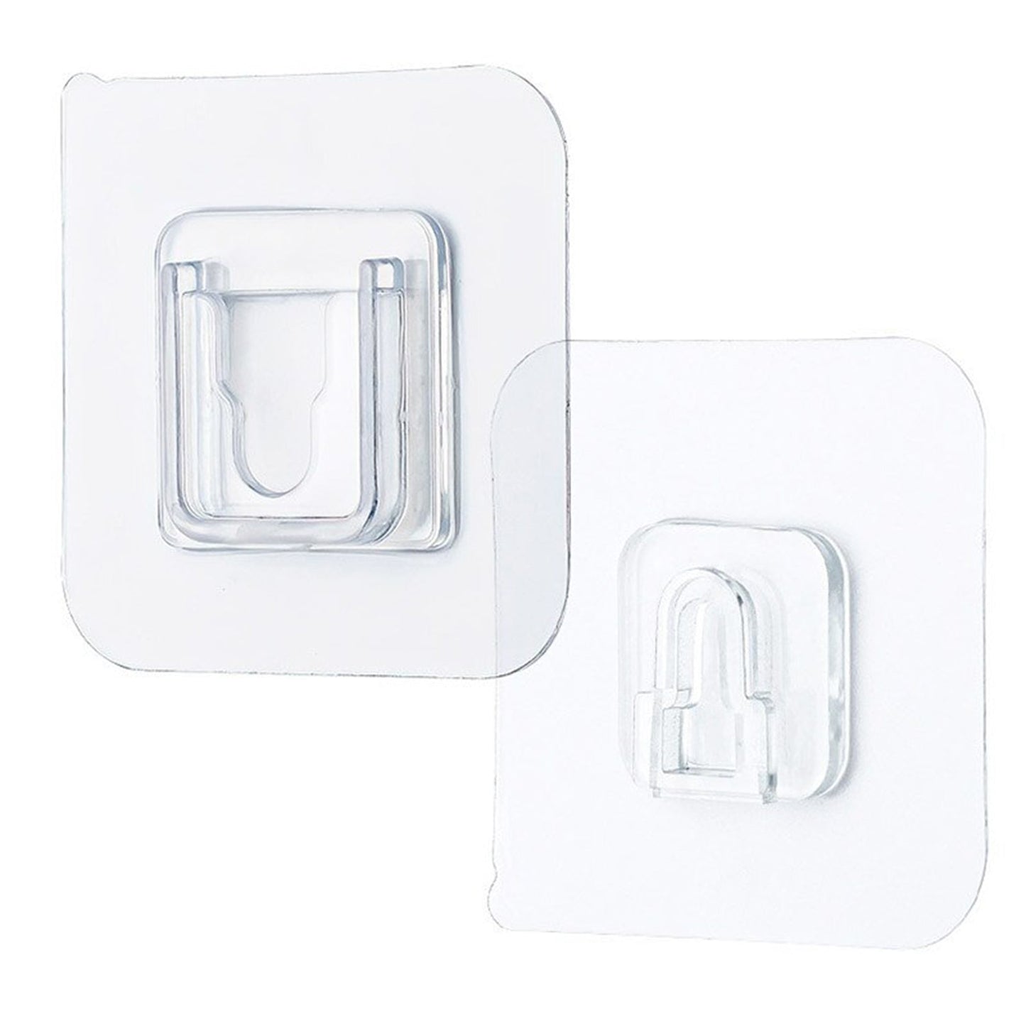 Transparent Adhesive Male Hook Used For Hanging Various Types Of Items (1pc) - Happy Price - Image 2