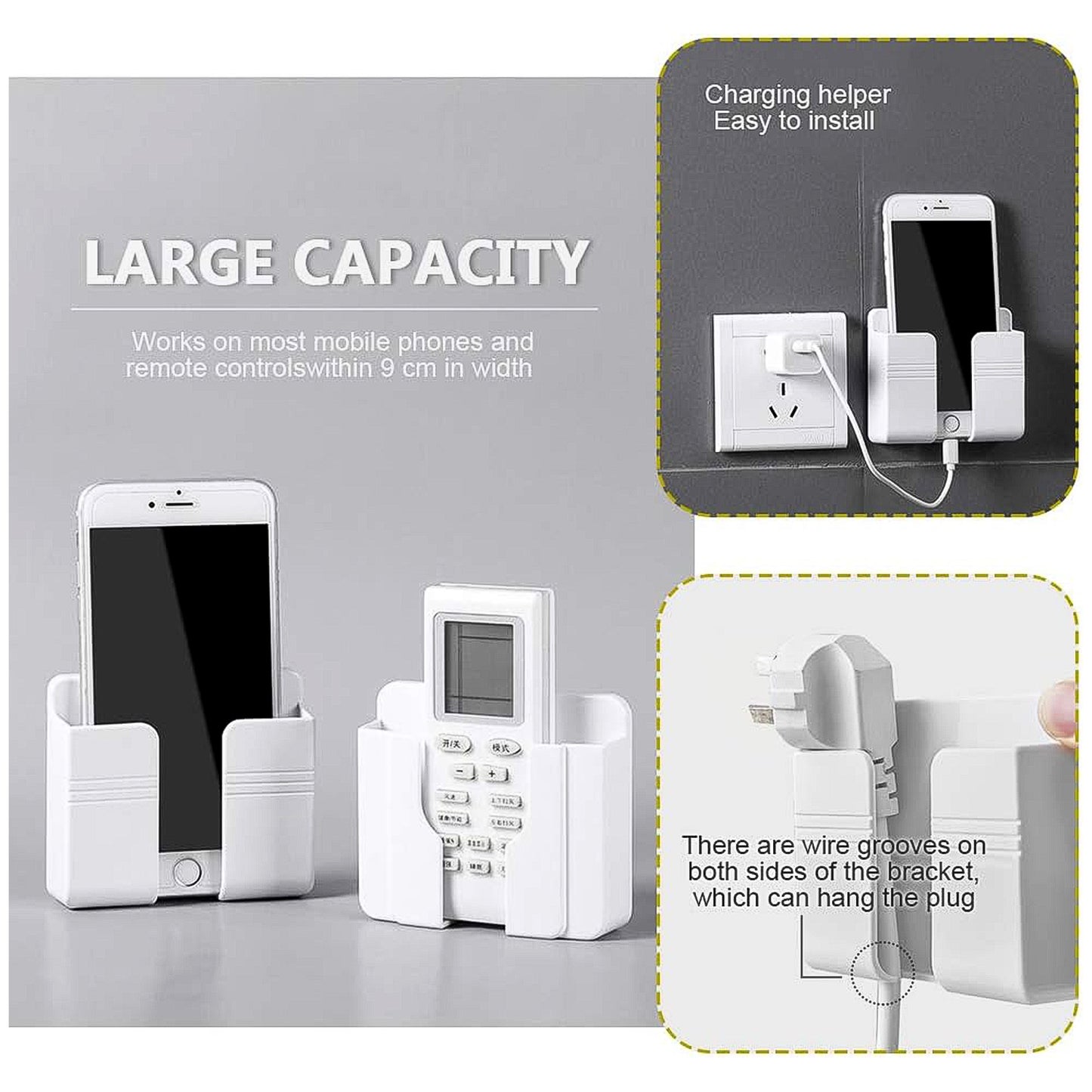 Wall Mount Self-adhesive Mobile Phone Holder Stand (1 Pc) - Happy Price - Image 4