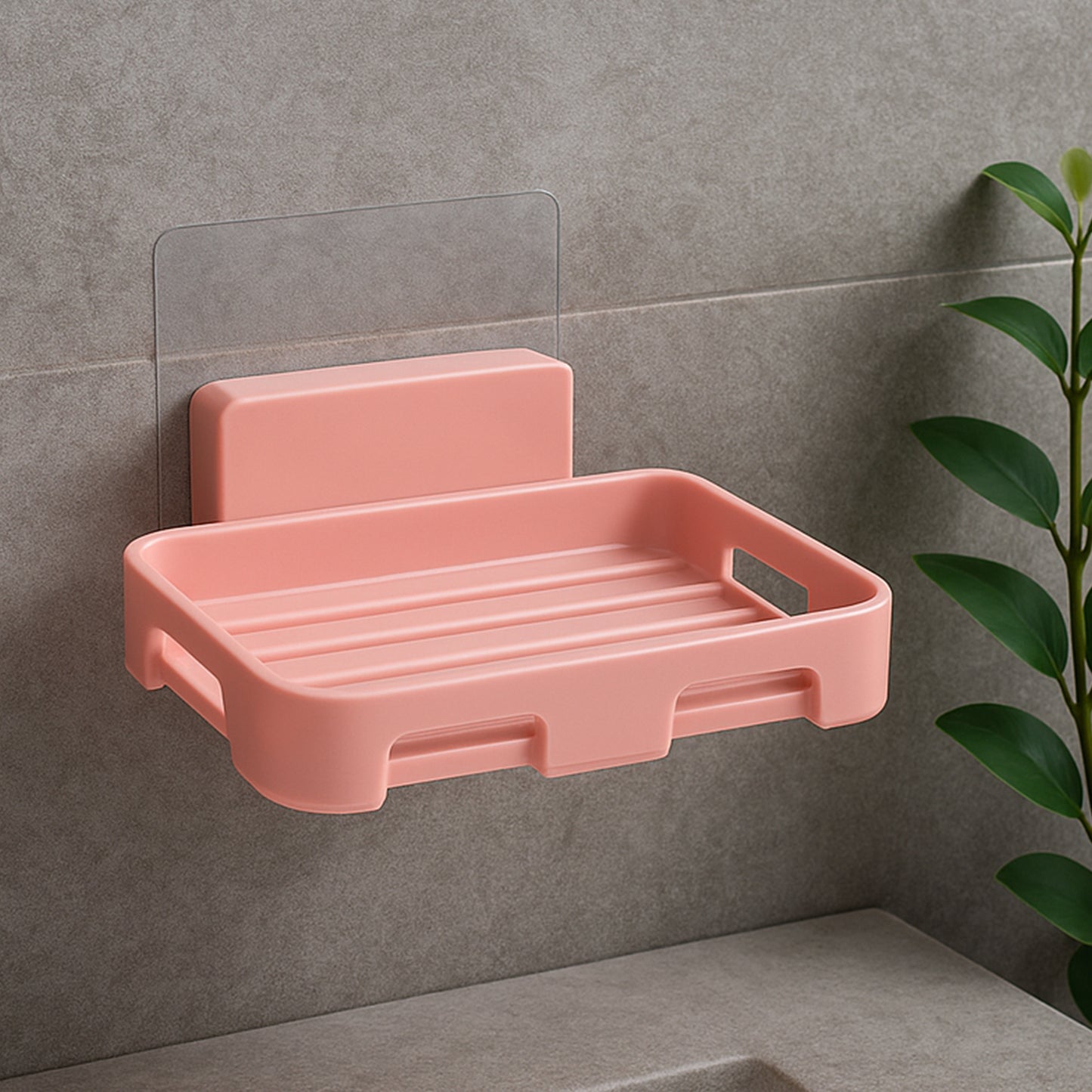 Self Adhesive Rectangular Soap Dish Holder (1 Pc) - Happy Price - Image 5