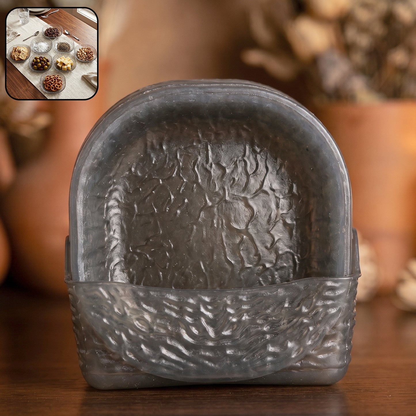 9-in-1 Compartment Snack Serving Tray Set - Plastic Multipurpose Platter - Happy Price - Image 5