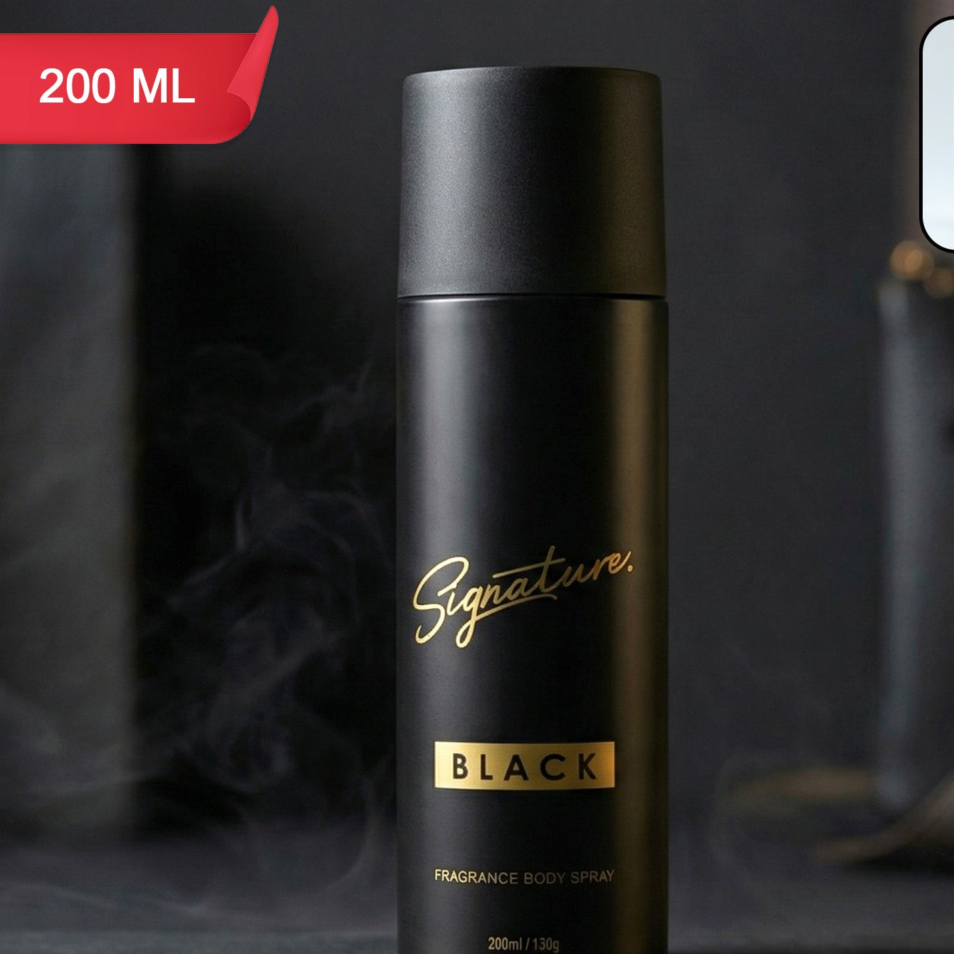 Signature Premium Black Fragrance Body Spray 200 Ml