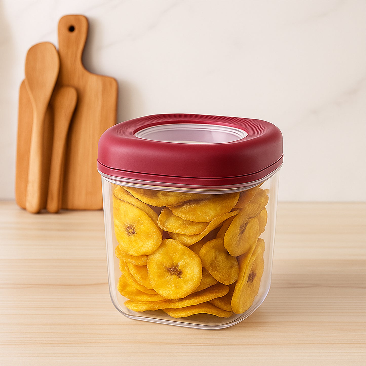 2 Pcs Approx 800 ML Airtight Twist Lock Kitchen Storage Containers - Happy Price - Image 6
