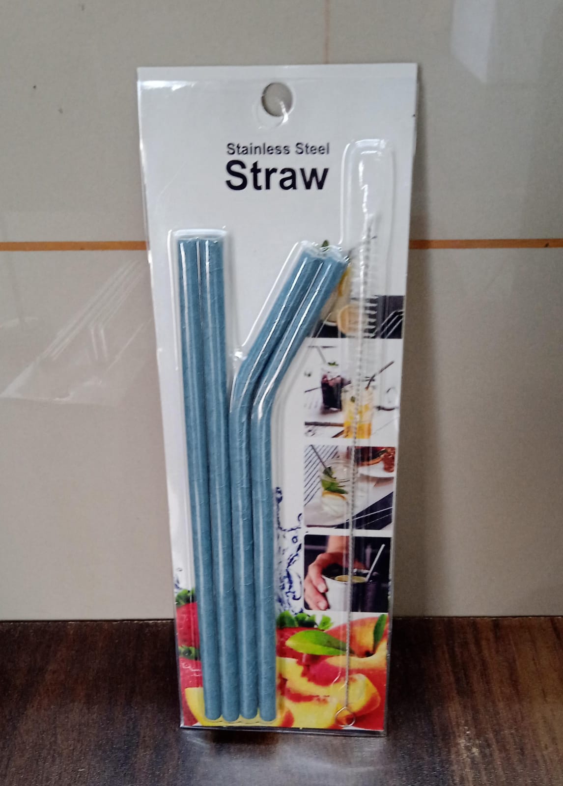 Reusable Stainless Steel Straw With Cleaning Brush Long Drinking Straws For Coffee Tumbler Travel Mug Cup Dishwasher Safe For Toddlers  Kids (5 Pcs Set) - Happy Price - Image 7