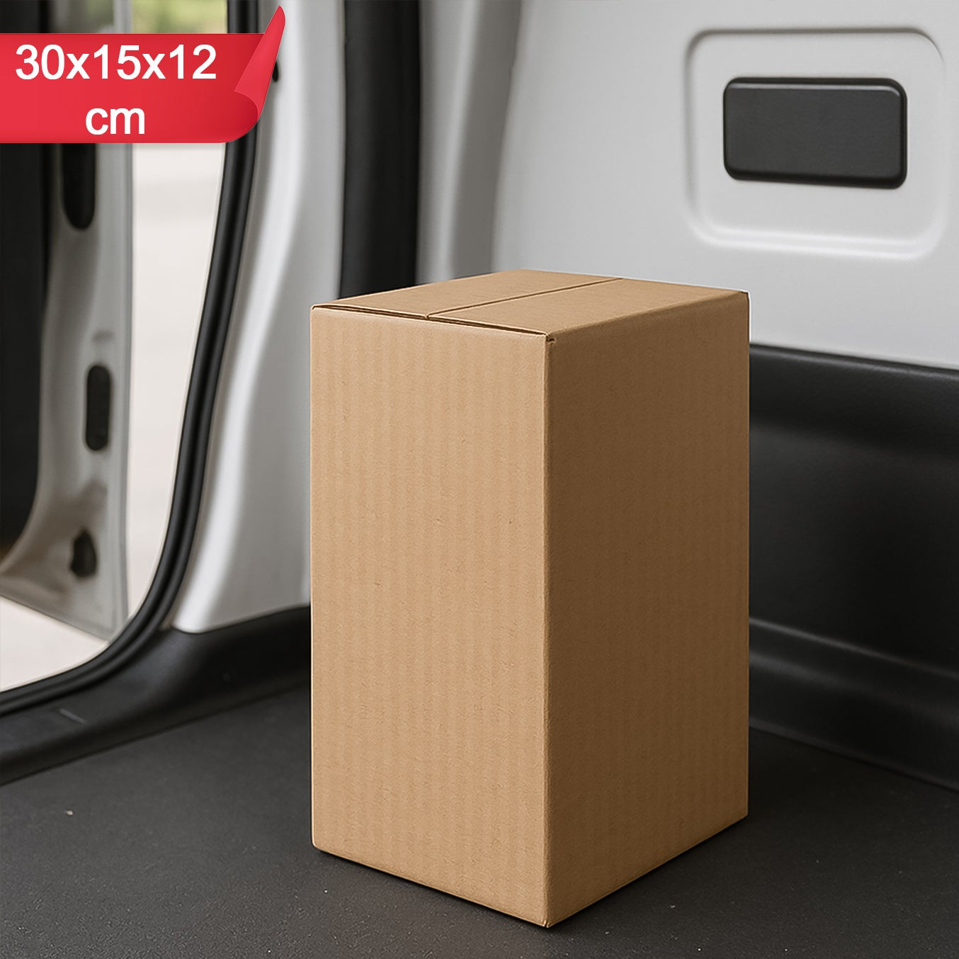 Heavy-duty Brown Box For Product Packing ( 30x15x12 Cm  1 Pc) - Happy Price - Image 1