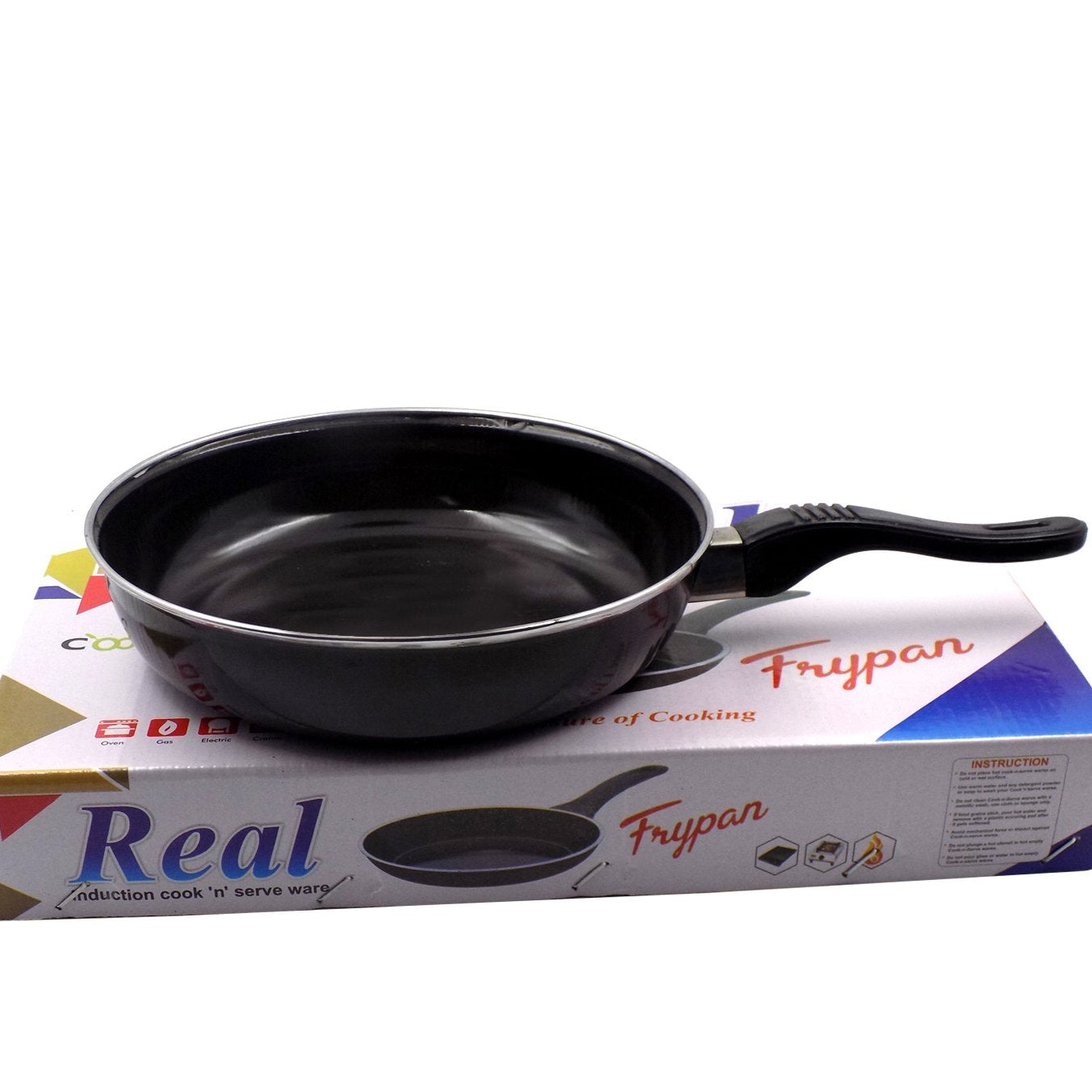 Induction Base Hard Anodized Tadka Fry Pan Nonstick - Happy Price - Image 1