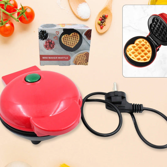 Mini Waffle Maker Machine Waffle Iron Home Appliances Kitchen Gift Easy To Clean On-stick Surfaces Perfect Breakfast Dessert Sandwich Pan Cakes Paninis  Other Snacks Machine - Happy Price - Image 1