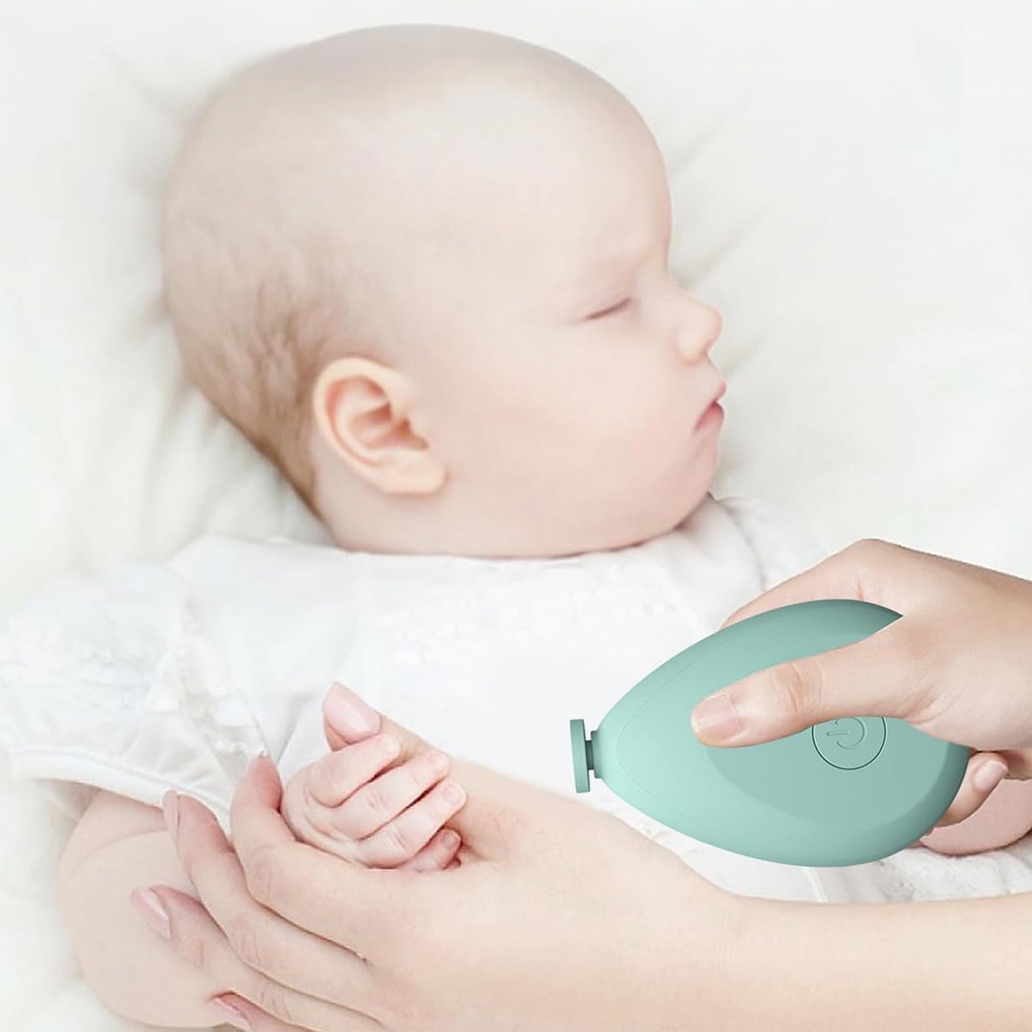 Baby Electric Nails Grinder Kits Safe (1 Pc  Mix Color  With 4 Grinding Heads) - Happy Price - Image 3