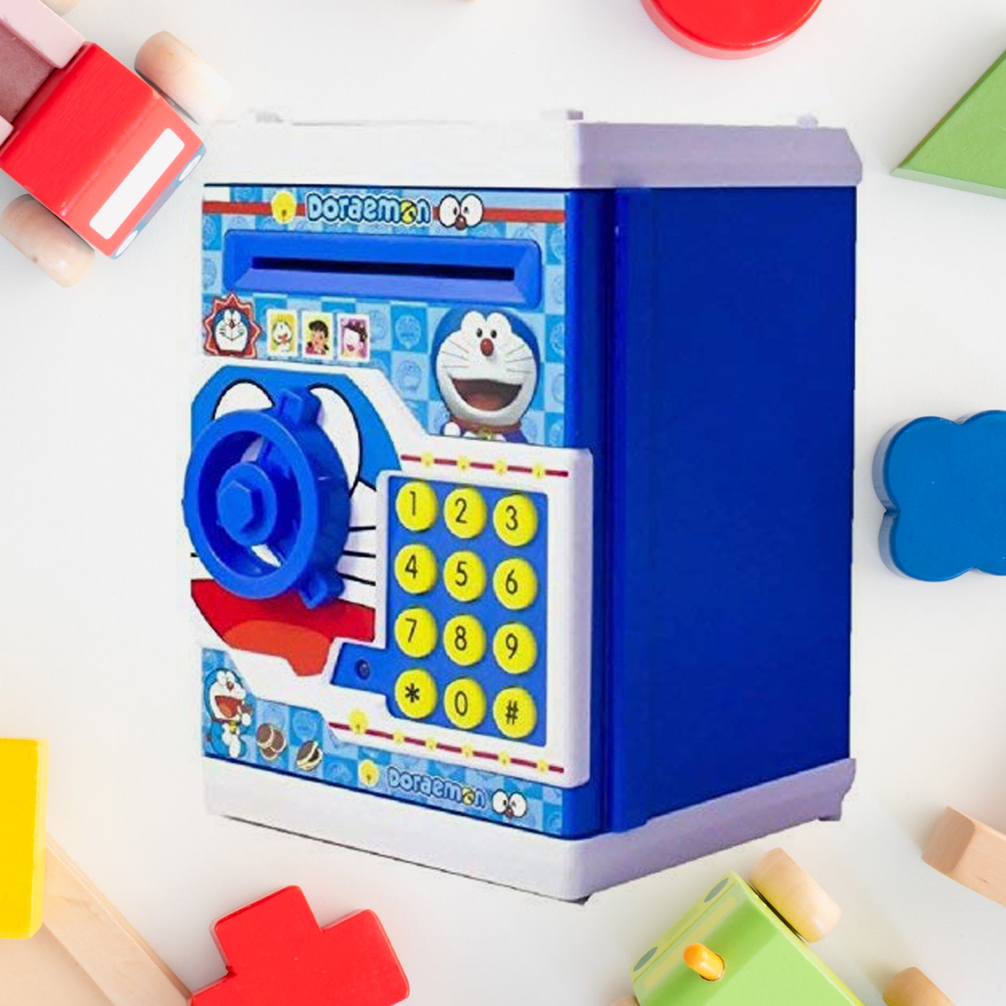 Money Safe Atm Kids Piggy Savings Bank With Electronic Lock Piggy Bank Atm With Password Cartoon Piggy Bank For Kids - Happy Price - Image 2