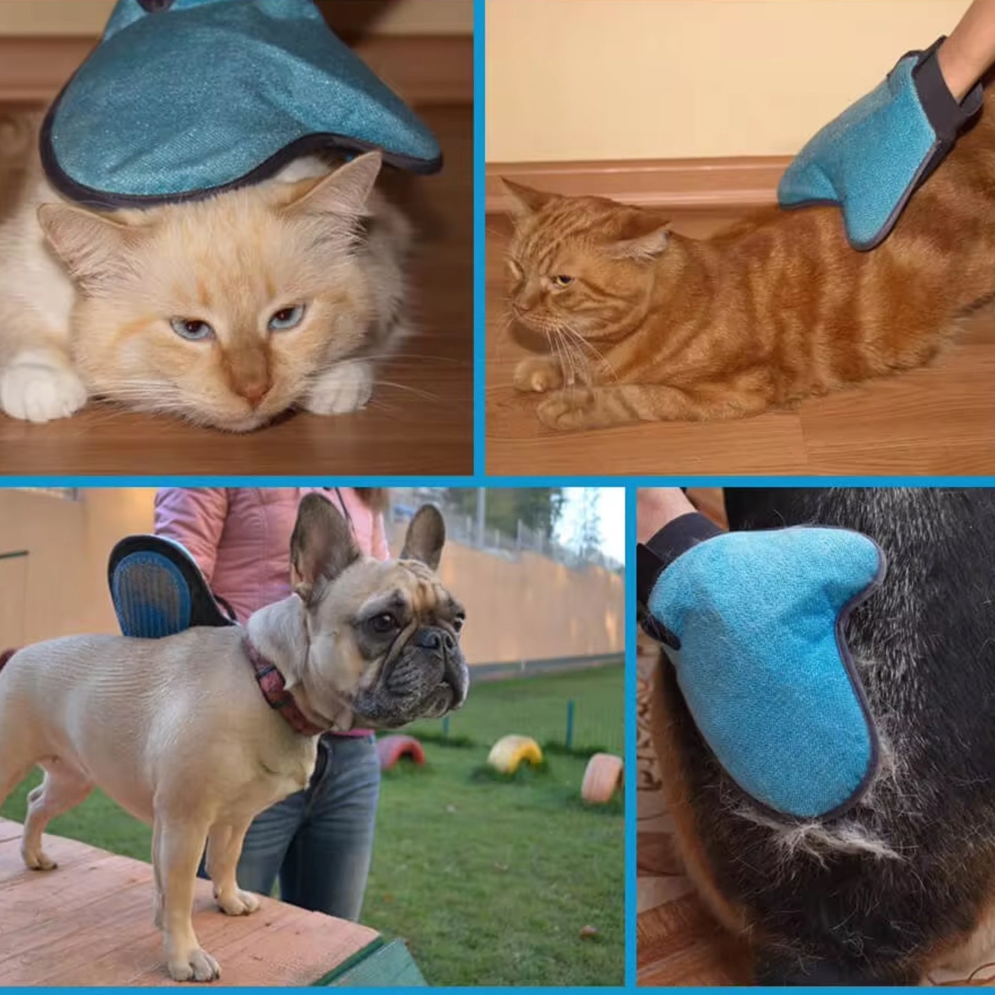 Pet Grooming Glove -nbsp Humanized Descending Brush Glove (1 Pc) - Happy Price - Image 4