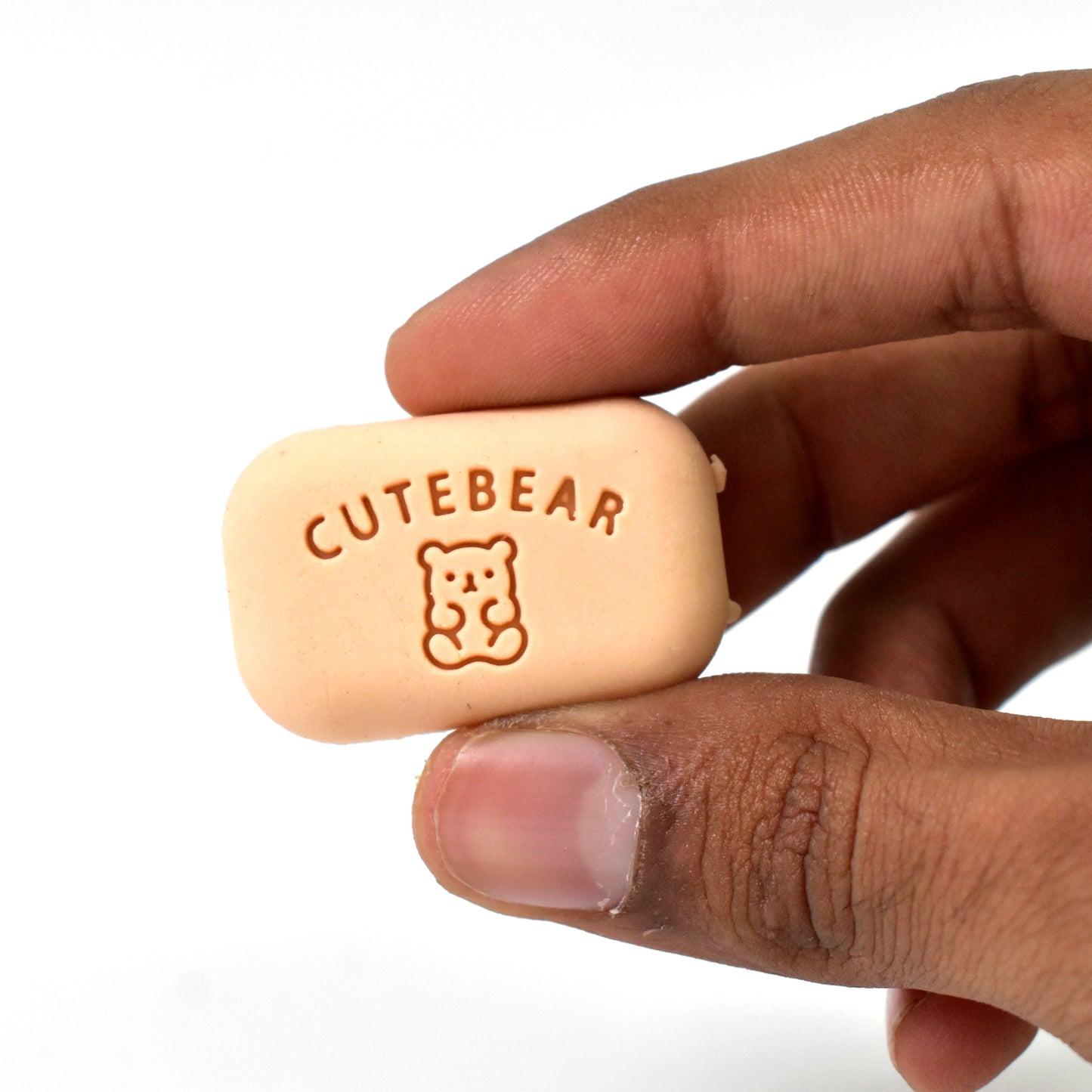 Cute Soap Shaped Erasers With Plastic Case (1 Pc  With Case) - Happy Price - Image 2