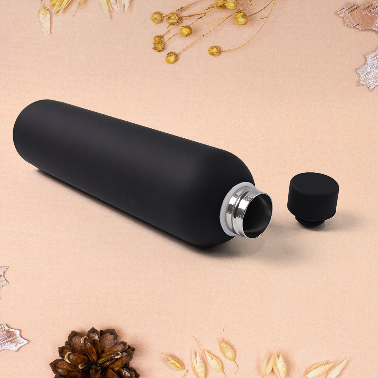 Stainless Steel Double Wall Vacuum-insulated Drink Water Bottle (1000 Ml Approx) - Happy Price - Image 3