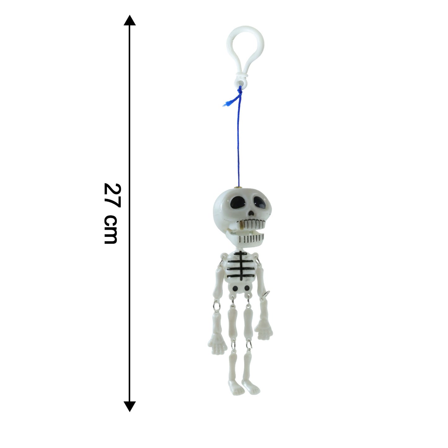 Hanging Skeleton Doll Keychain - Fun Bag Charm & Backpack Accessory (1 Pc) - Happy Price - Image 5