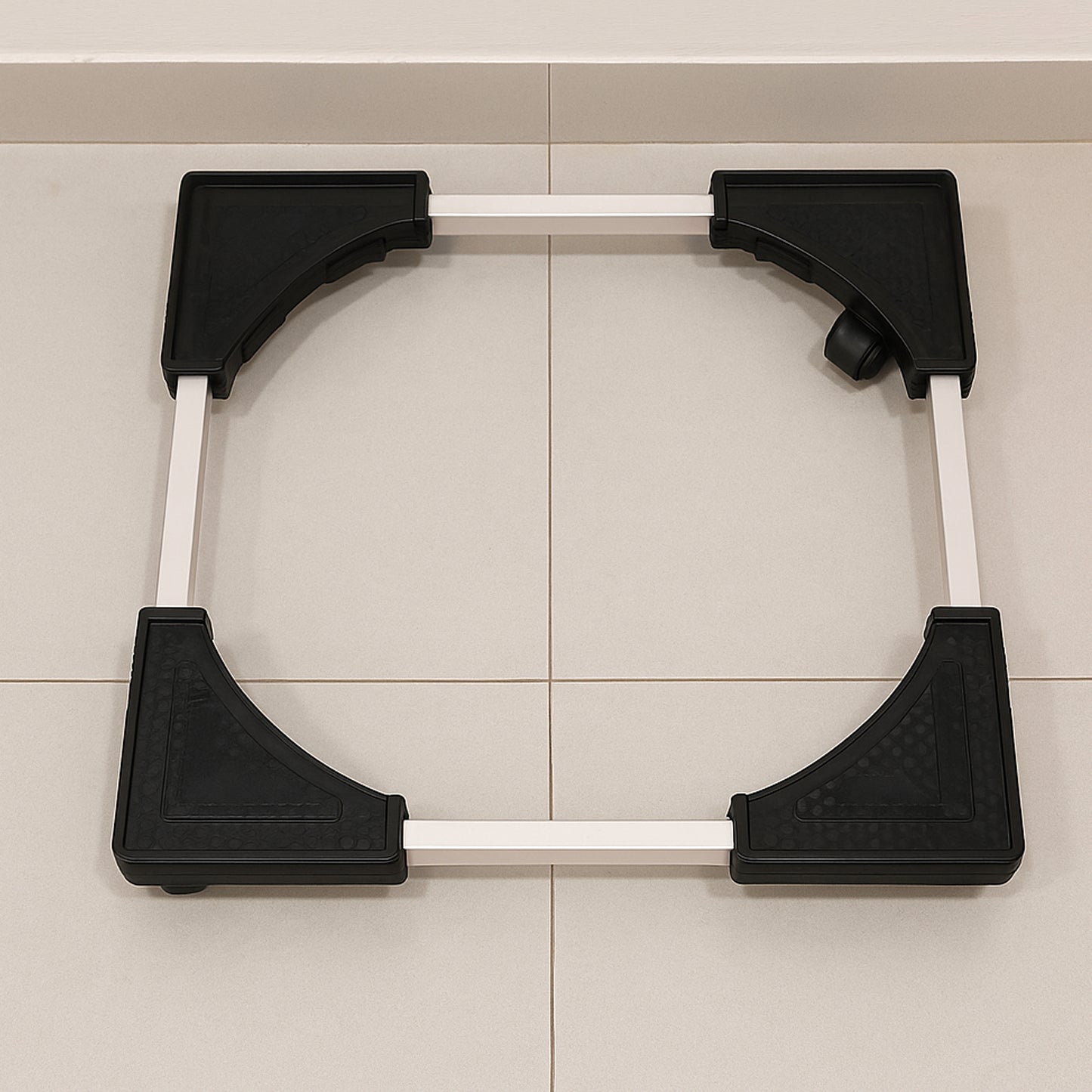 Adjustable Heavy-duty Fridge And Washing Machine Stand Base Trolley 50x50 Cm - Happy Price - Image 2