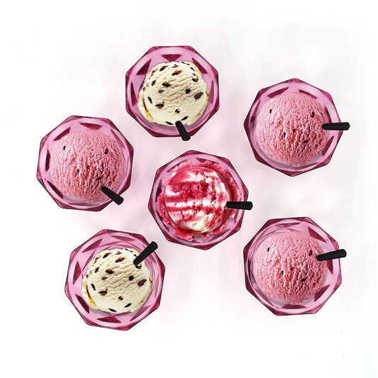 6pc Diamond Shape Ice Cream Bowl Set - Happy Price - Image 1