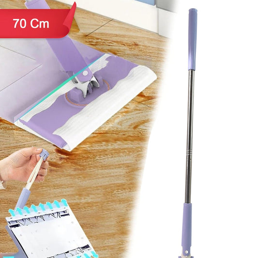 Automatic Cloth Changing Mini Mop With Push Pull Cloth Changing Handle (1 Pc) - Happy Price - Image 1