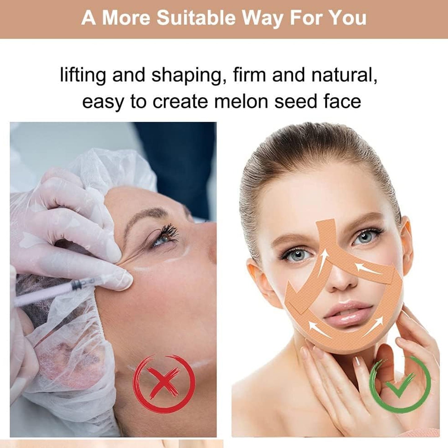 Face Lifting Tape Myofascial Face Tightening Tape 2.5 Cm X 5 M (1 Pc) - Happy Price - Image 4