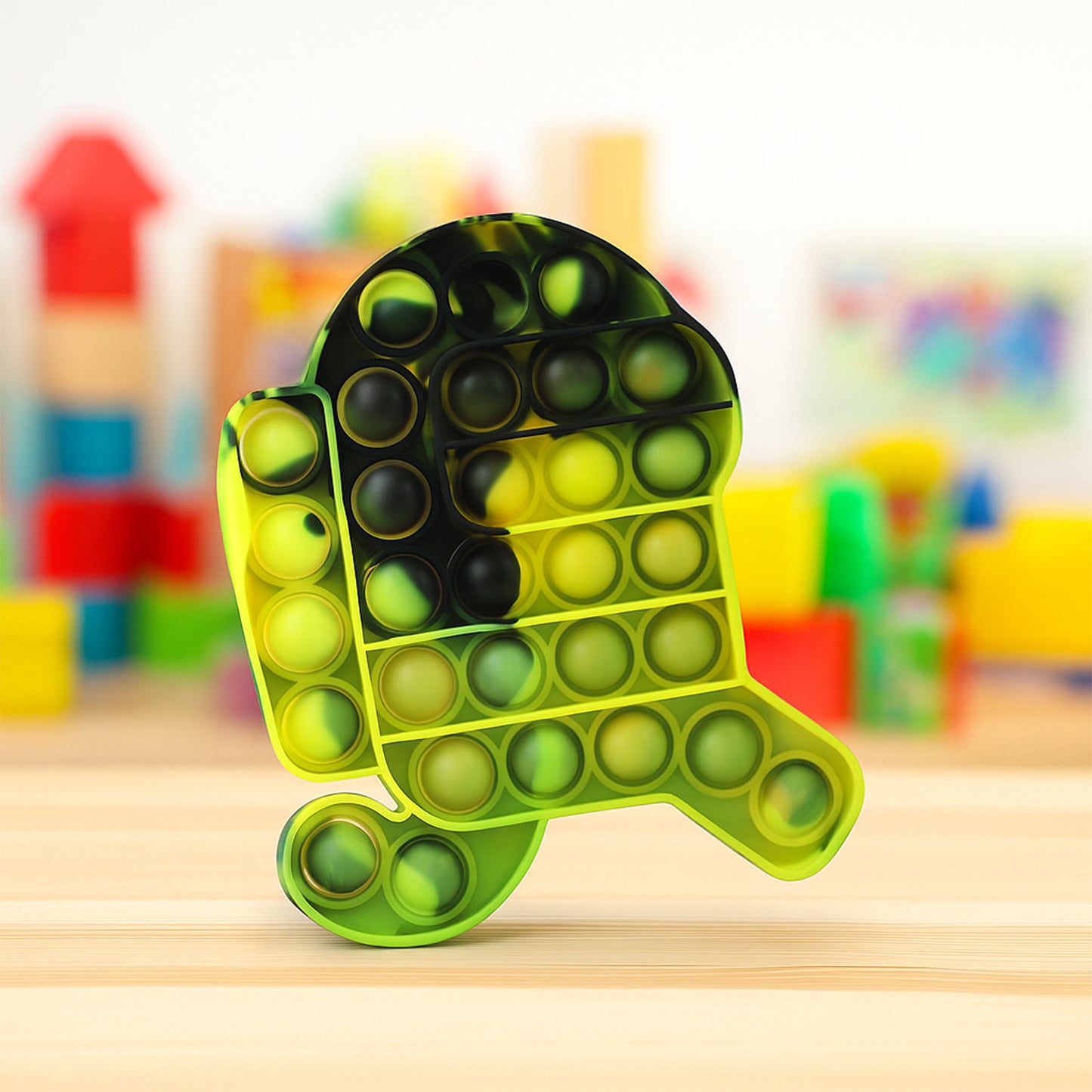 Astronaut Silicone Pop It Fidget Toy for Stress Relief (1 Pc) - Happy Price - Image 6