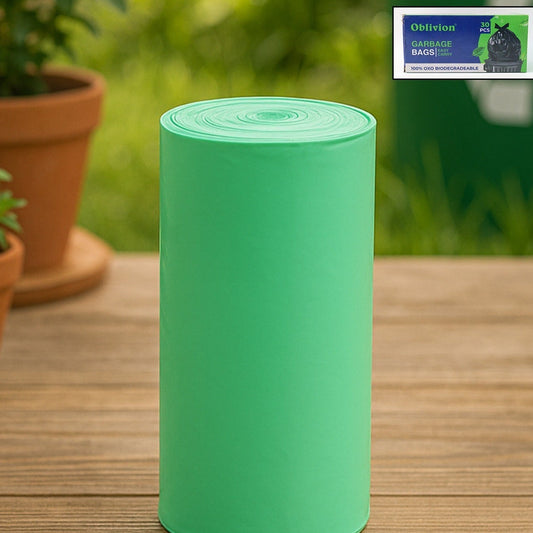 Eco-Friendly Corn Starch Garbage Bags - 17 x 19 Inch - Happy Price - Image 1