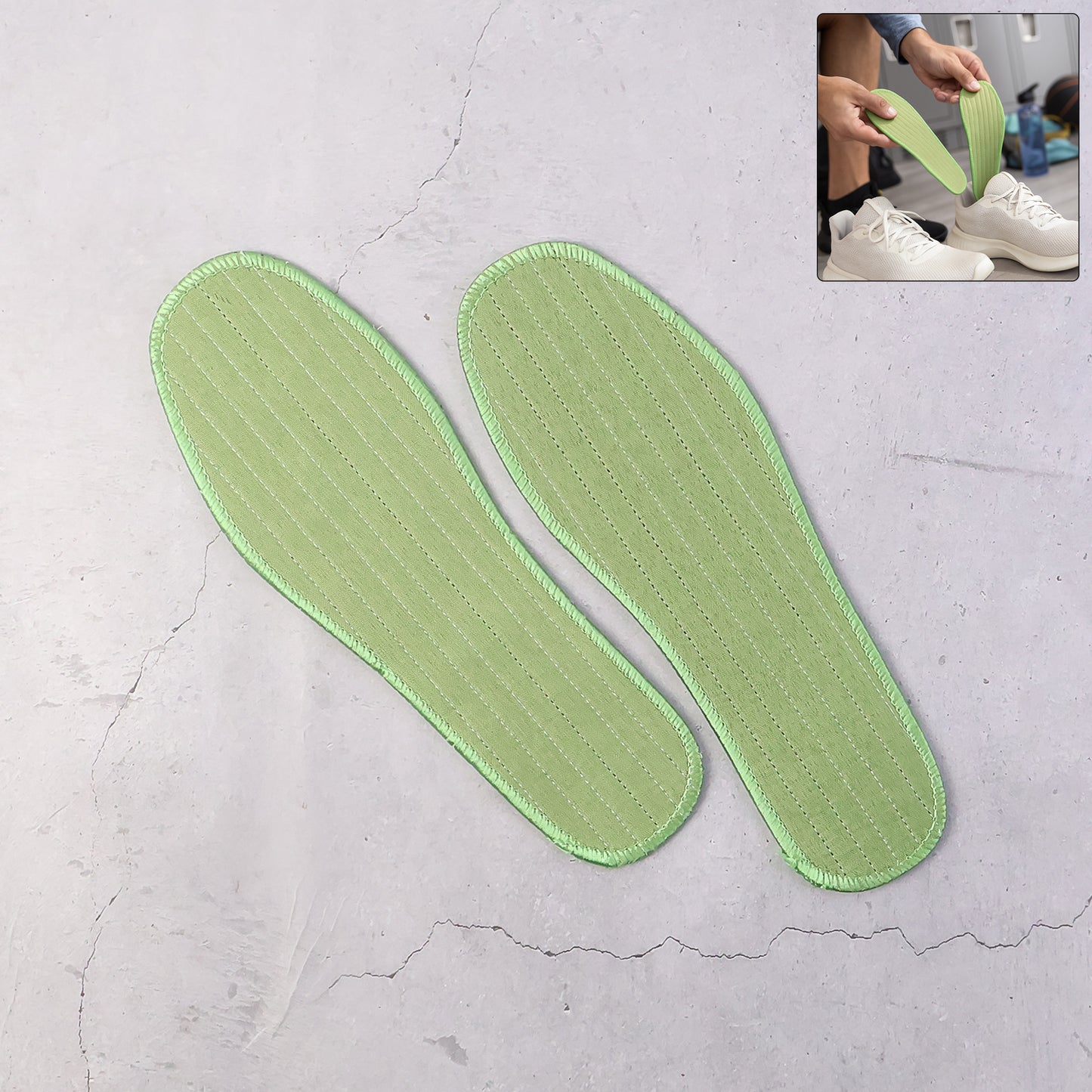 Comfort Shoe Insoles for Size 38 Foot Support (1 Pair) - Happy Price - Image 2