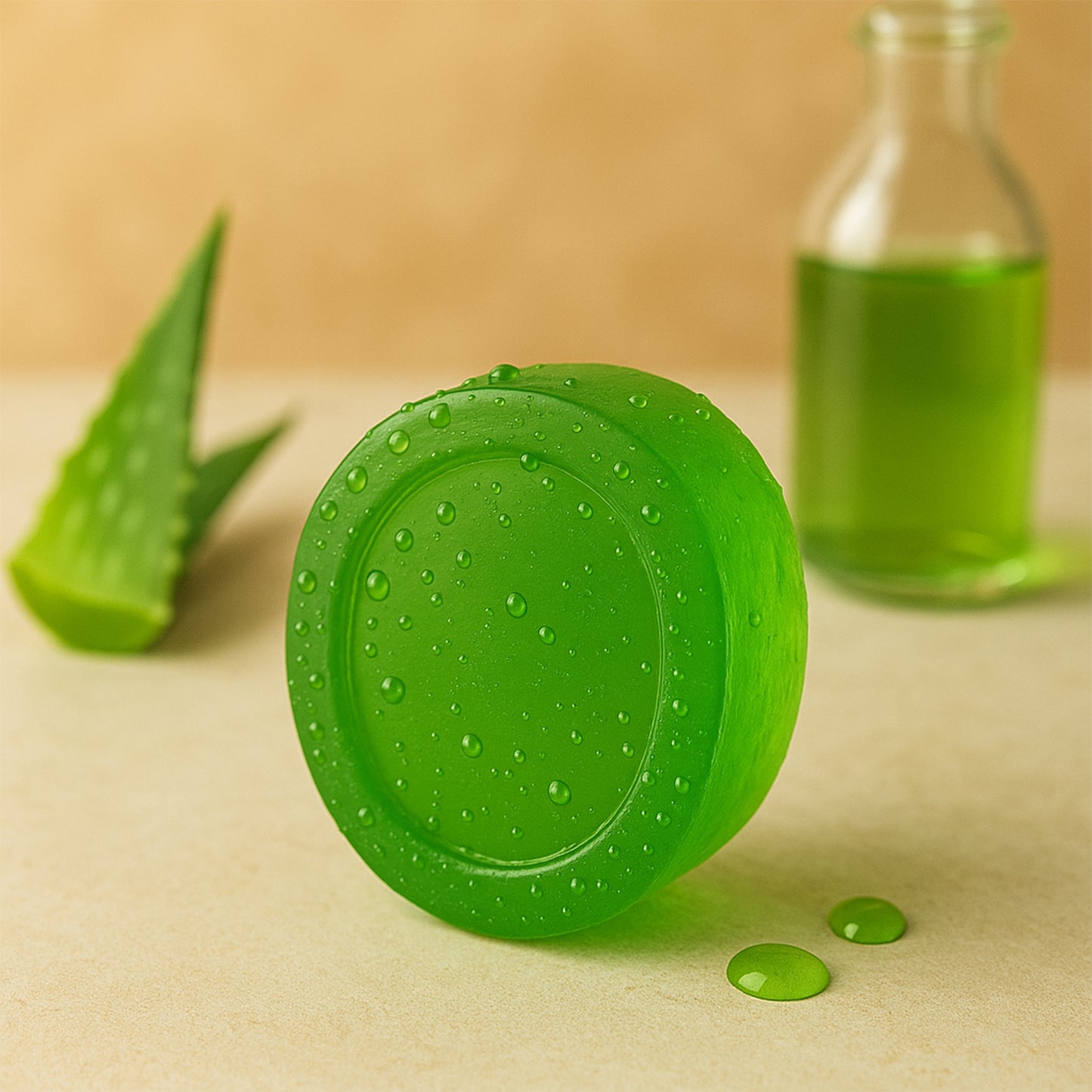 Doctor Chhoices Premium Aloe Vera Herbal Bath Soap (1 Pc) - Happy Price - Image 5