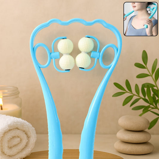 Premium Dual Roller Neck And Shoulder Massager (1 Pc) - Happy Price - Image 1