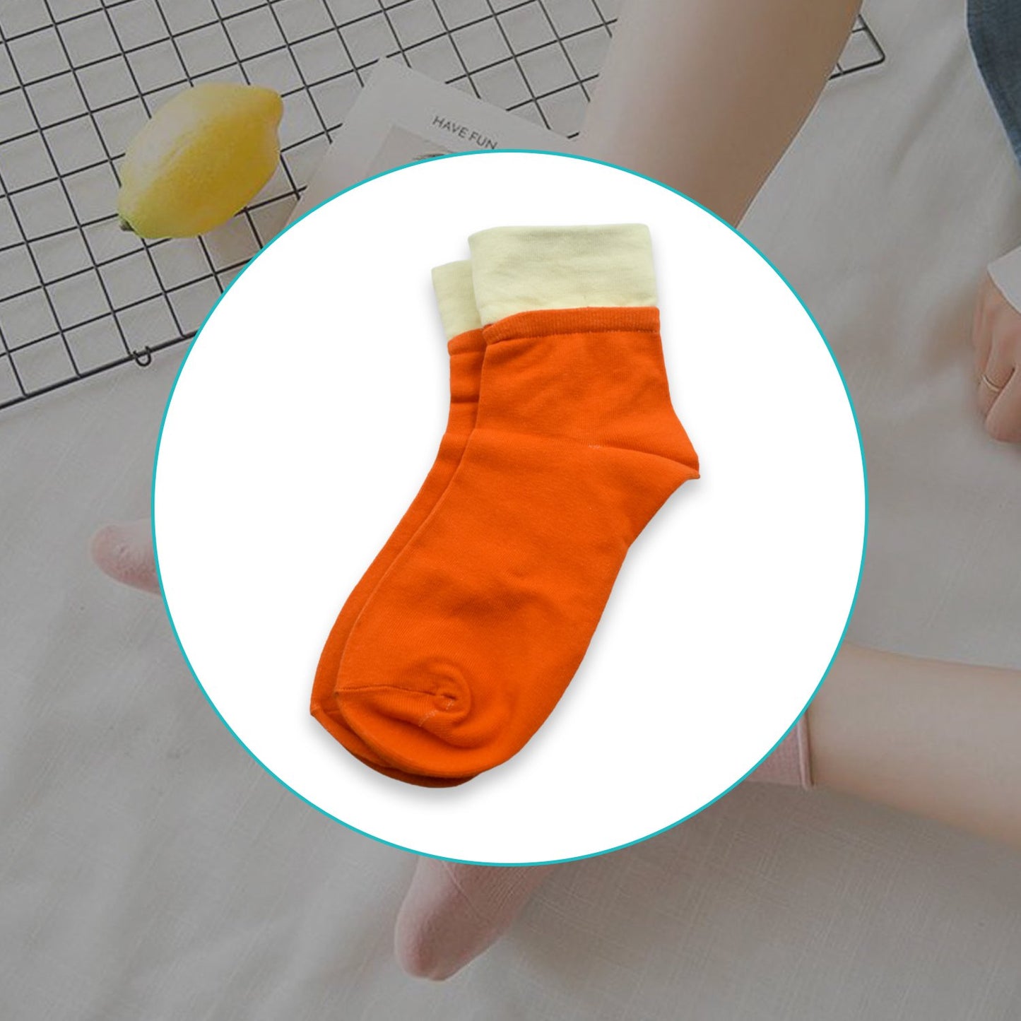 Socks Breathable Thickened Classic Simple Soft Skin Friendly (1pair) - Happy Price - Image 2