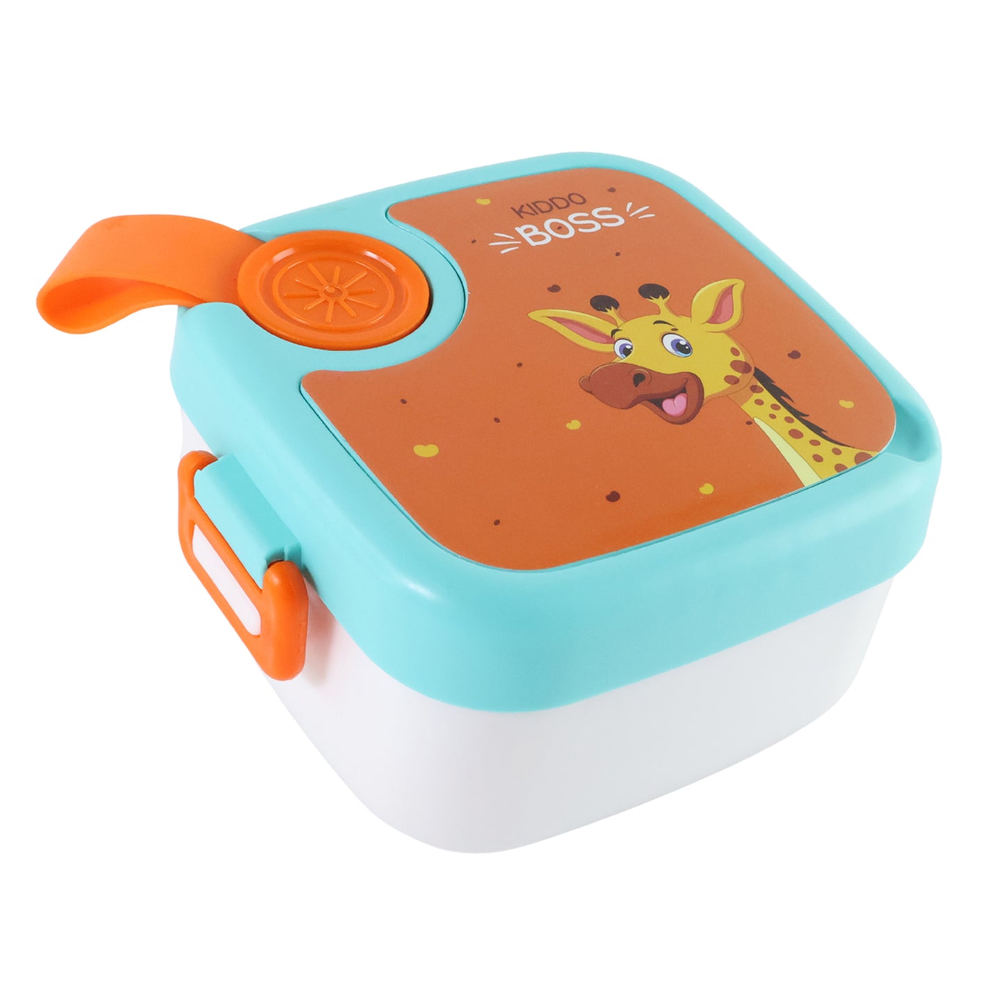 Kids Cartoon Lunch Box - 1 Set with Stainless Steel Tray - Happy Price - Image 2