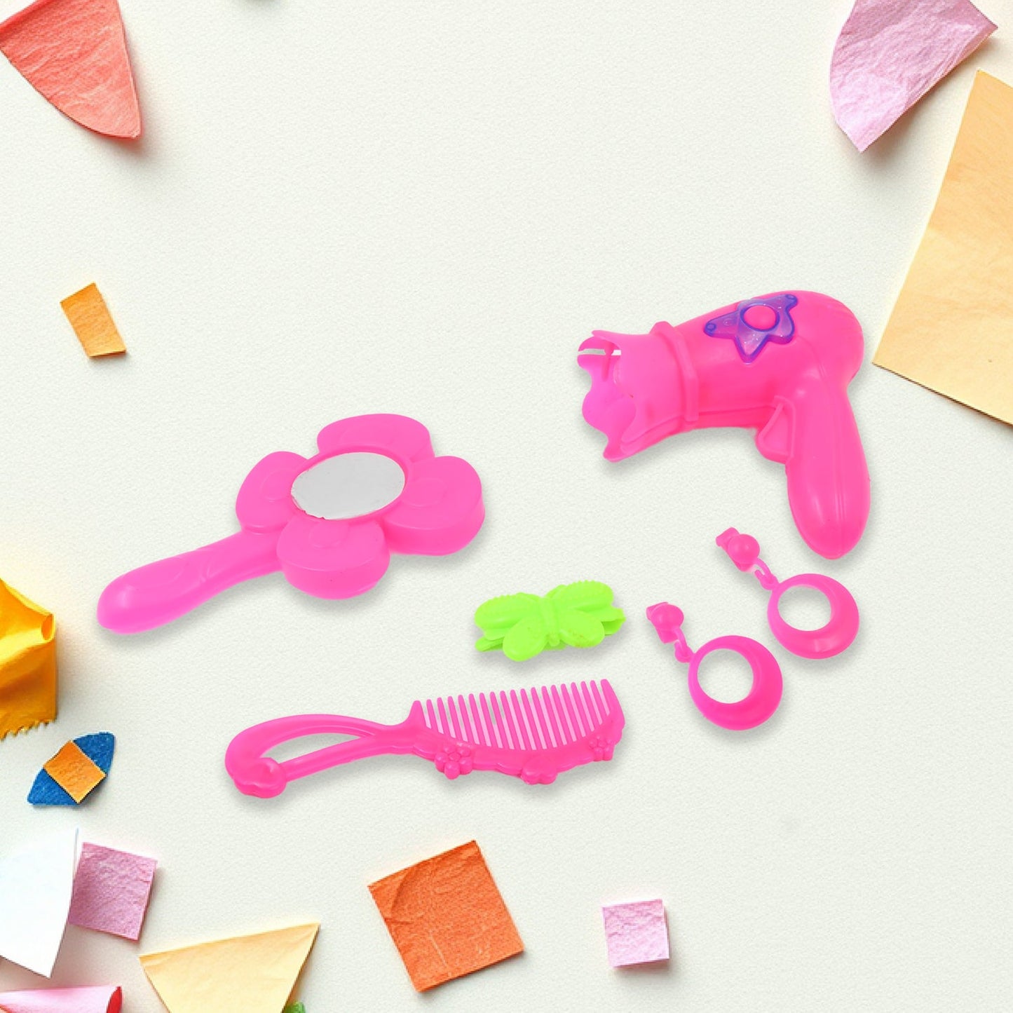 Portable Kids Beauty Play Set with Approx 22 Pcs - Happy Price - Image 3