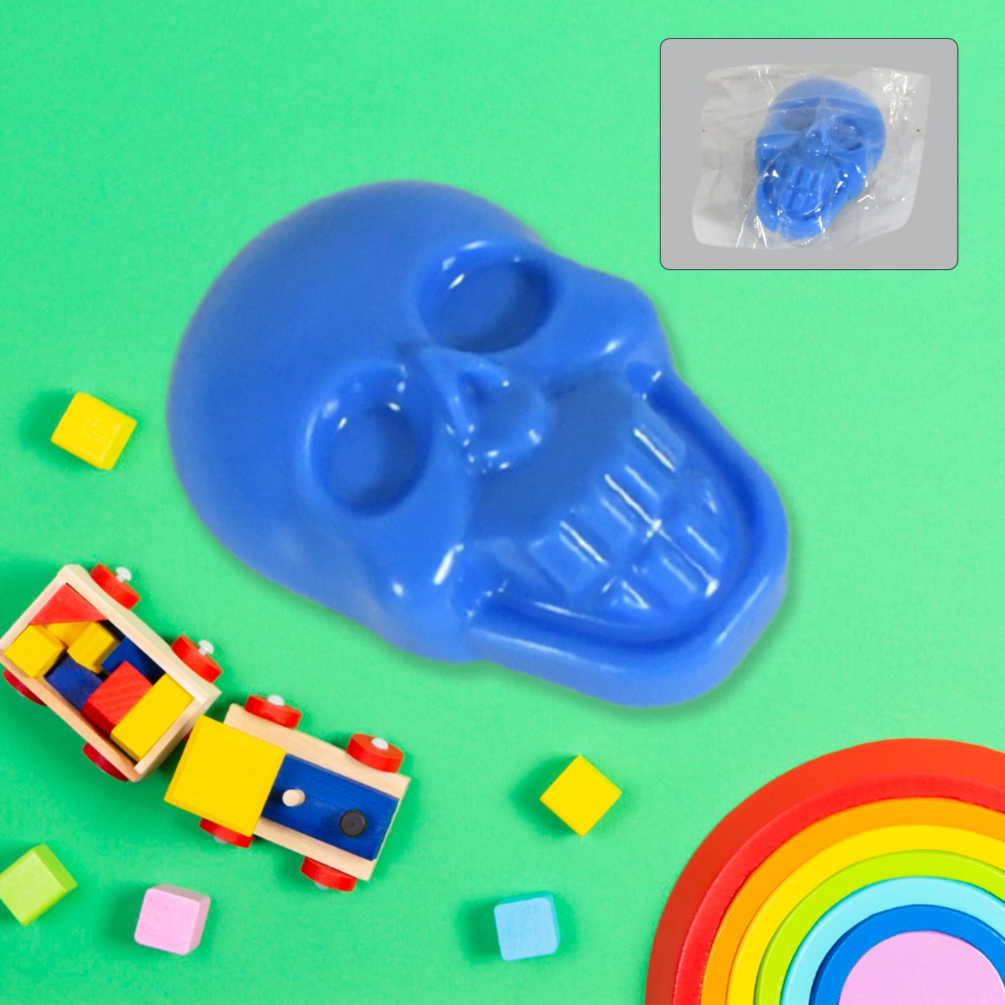Pull Back Skull Toy  Small Diy Pull Back Skull Toy For Kids. - Happy Price - Image 2