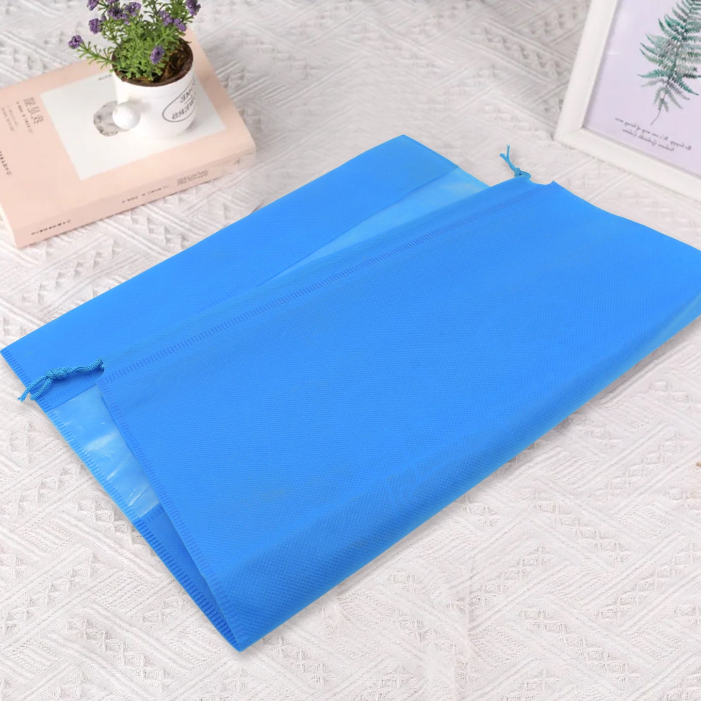 Beach Bag Shoes Storage Bag Closet Organizer Non-woven Travel Portable Bag Waterproof Pocket Clothing Classified Hanging Bag Shoe Bag Luggage Travel Portable Shoe Pouch Non Woven Transparent Window (1 Pc ) - Happy Price - Image 2