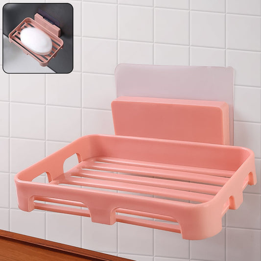 Self Adhesive Rectangular Soap Dish Holder (1 Pc) - Happy Price - Image 1
