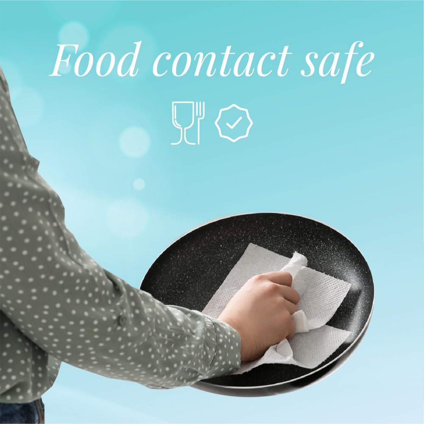 Absorbent Kitchen Paper Towels - 4 Rolls, 240 Sheets Total - Happy Price - Image 4