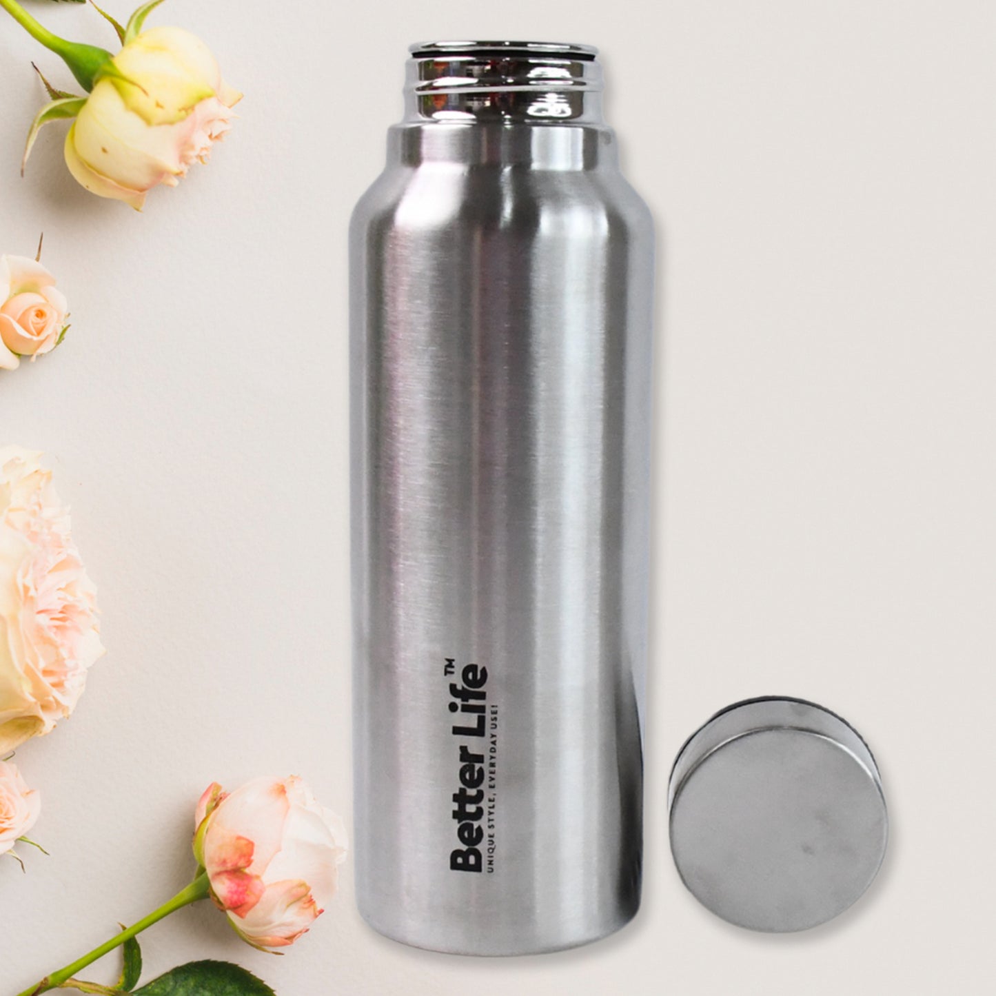 Stainless Steel Double Wall Vacuum-insulated Drink Water Bottle (750 Ml) - Happy Price - Image 2