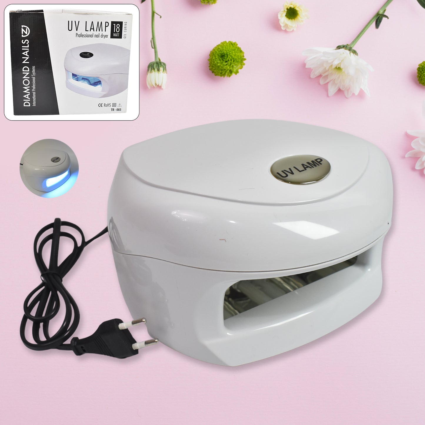 18w Led Uv Lamp Nail Dryer Gel Nail Lamp Nail Polish Curing Lamp (1 Pc) - Happy Price - Image 2