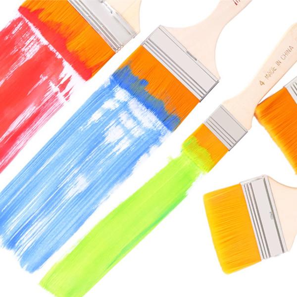 Artistic Flat Painting Brush - Set Of 12 - Happy Price - Image 2