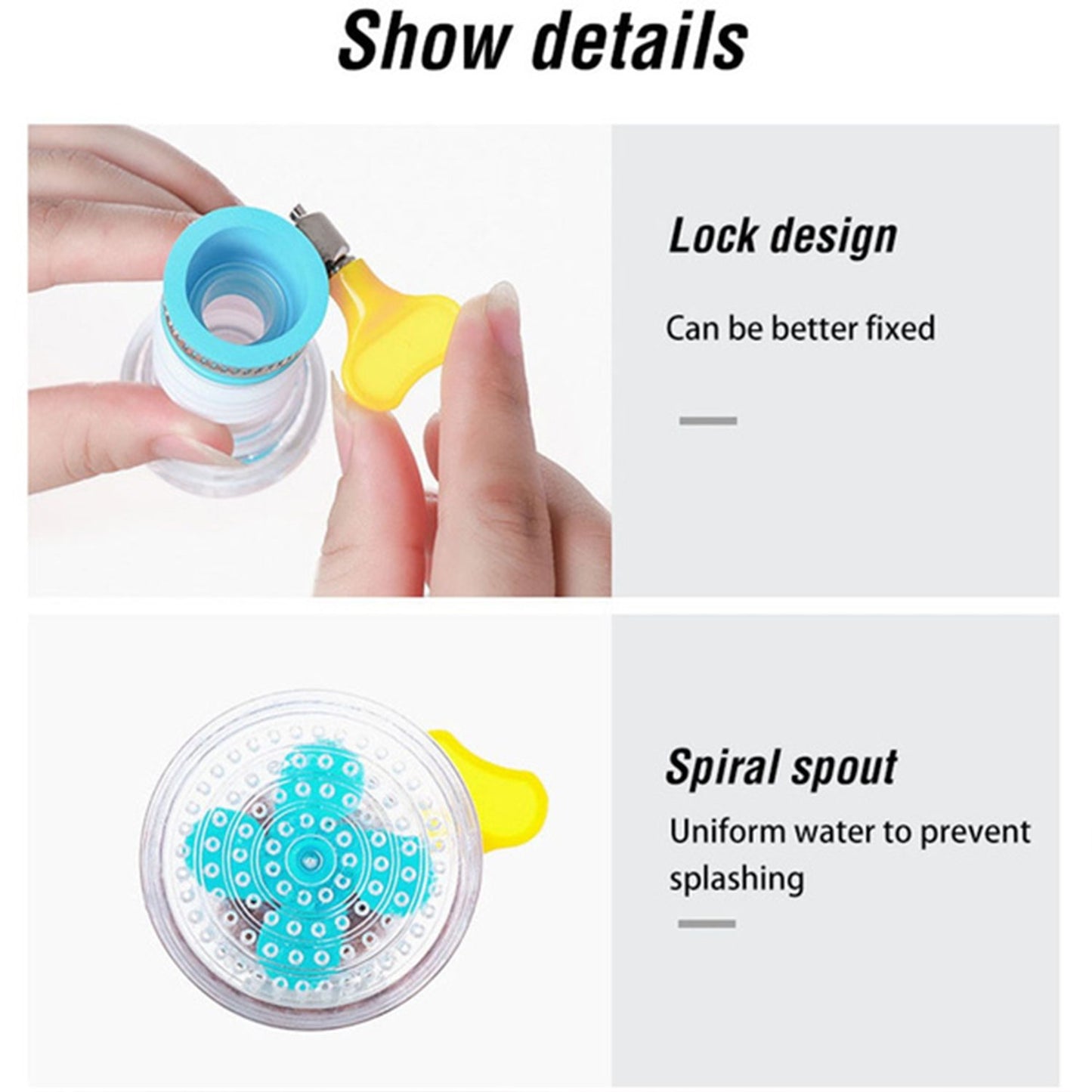 0208 360 Degree Water Saving Faucet Expandable Water Valve Splash Regulator - Happy Price - Image 4