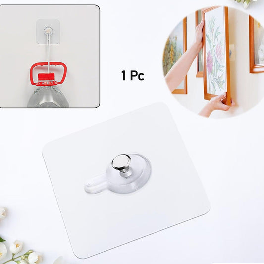 Multipurpose Adhesive Damage-free Photo Frame Wall Hooks (1 Pc) - Happy Price - Image 1