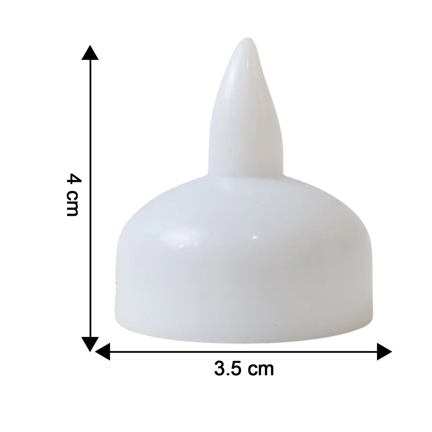 8 Pcs Round LED Flameless Tealight Candles - Warm White Flickering Glow - Happy Price - Image 3