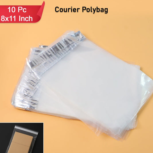 Secure Self-Adhesive Courier Bags - 10 Pcs Pack, 8x11 Inch Tamper-Proof Mailers - Happy Price - Image 1