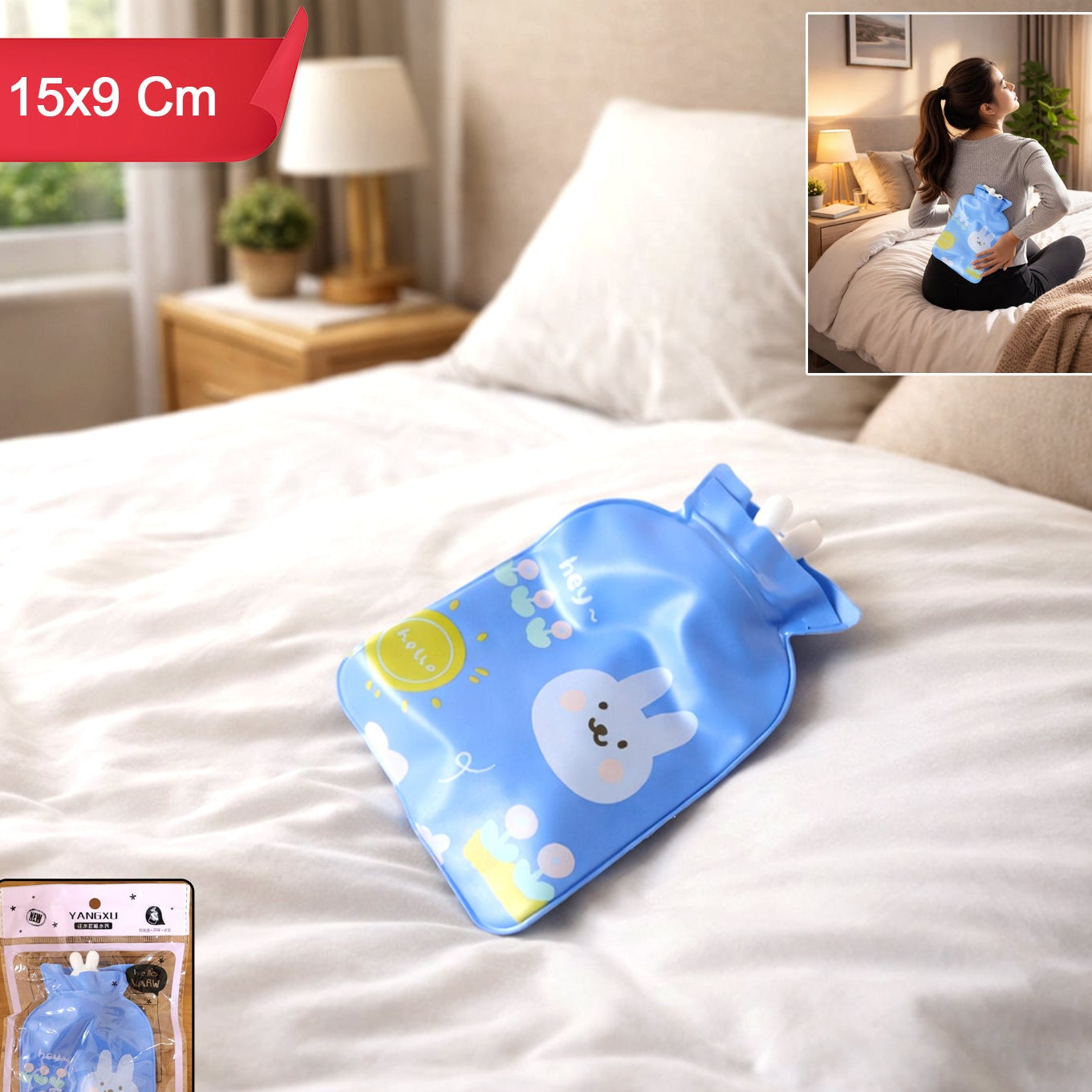 Cute Cartoon Hot & Cold Therapy Bag - 15x9 cm Reusable Pain Relief Pack (1 Pc) - Happy Price - Image 1