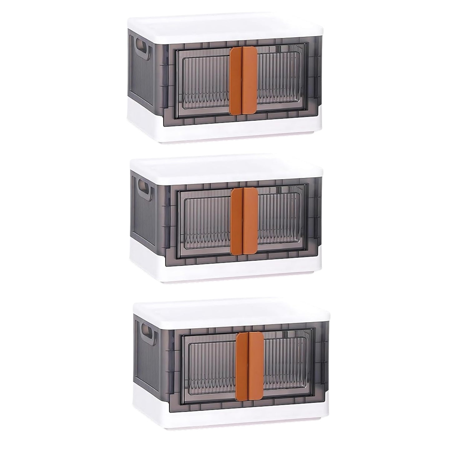 Plastic Folding Wardrobe Storage Organizer (3 Layer  1 Pc) - Happy Price - Image 4