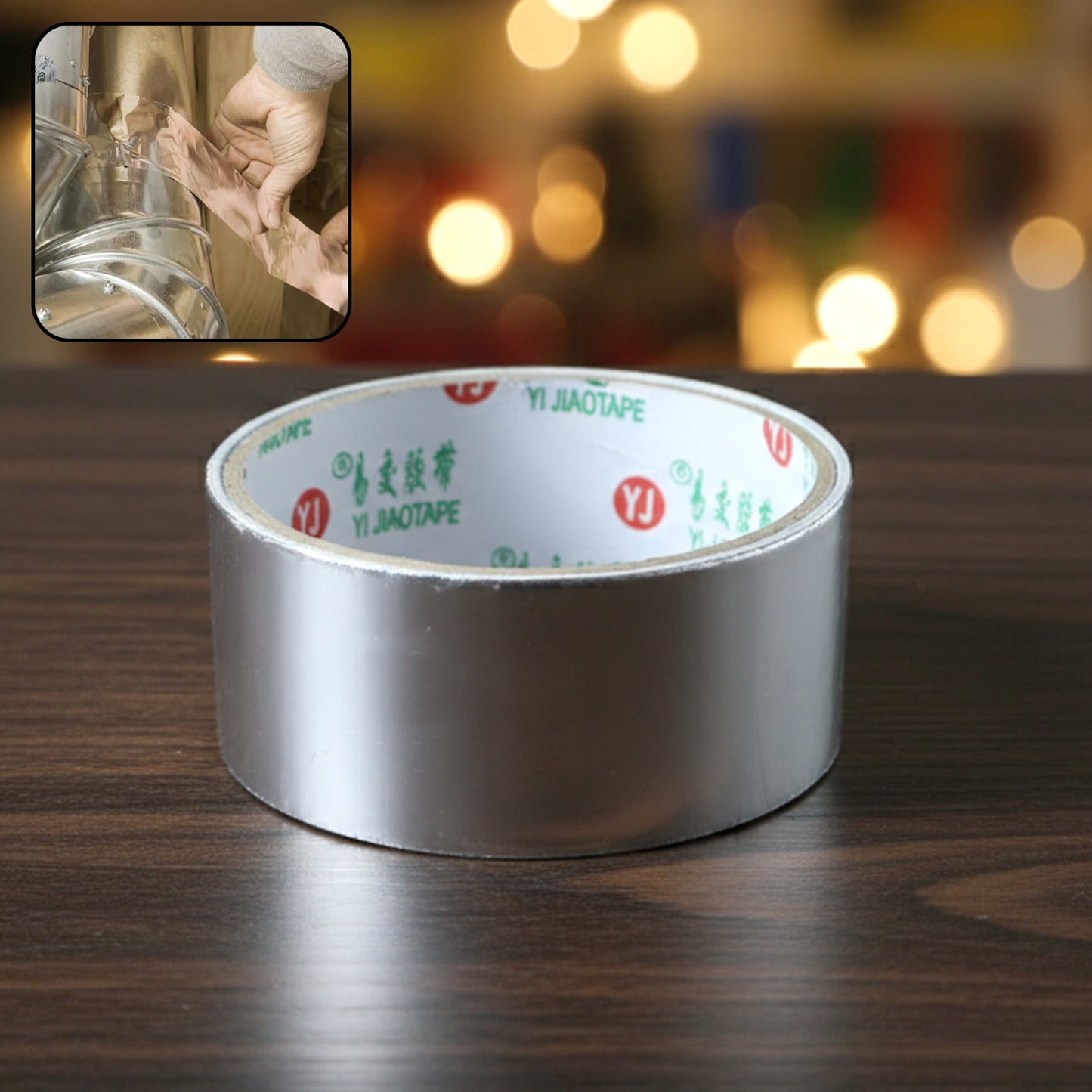 Strong Aluminium Foil Tape - 85x40 mm, Waterproof Sealant for Repairs (1 Pc) - Happy Price - Image 5