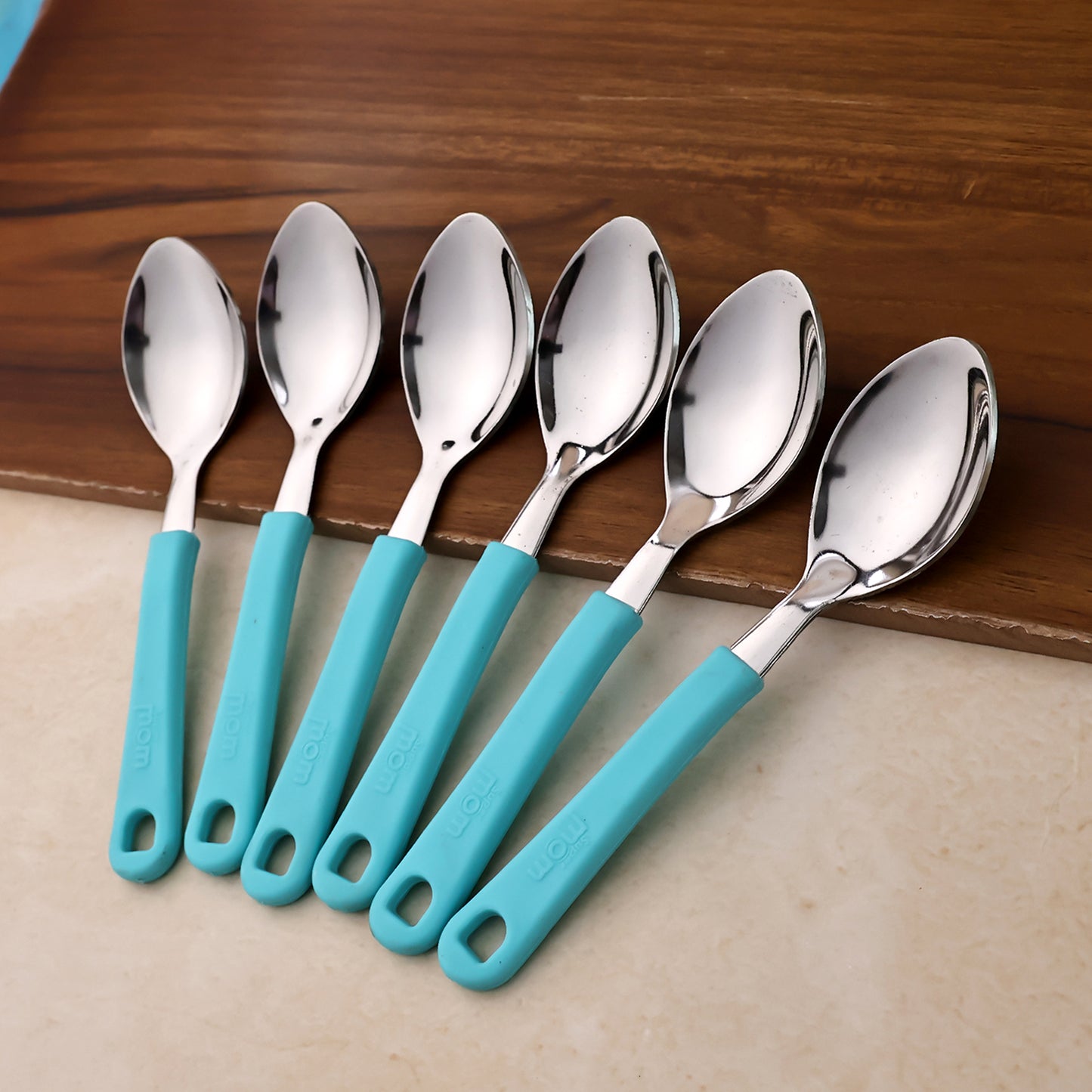 Supermom Stainless Steel Tea Spoon (6 Pc Set) - Happy Price - Image 2